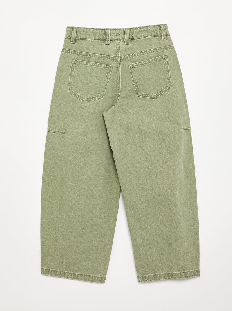 Pantaloni balloon Kaki - Kiabi