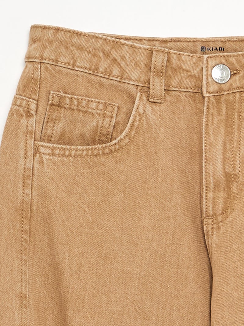 Pantaloni balloon Marrone - Kiabi