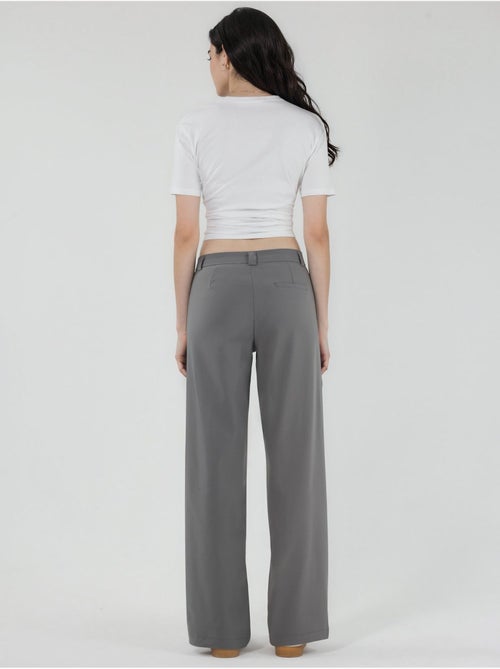 Pantaloni bengalin a gamba dritta a vita alta hiccup - Kiabi Pantaloni bengalin a gamba dritta a vita alta hiccup - Kiabi