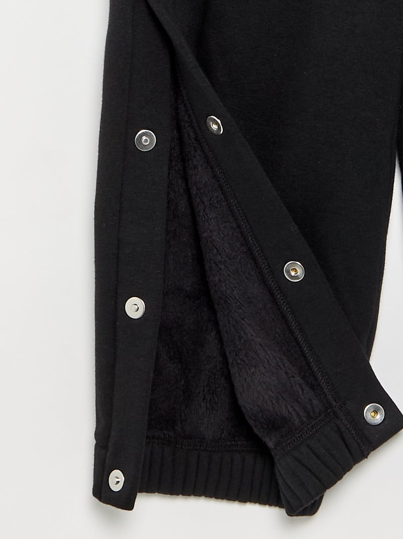 Pantaloni caldi con interno in pile - collezione facile da indossare Nero - Kiabi