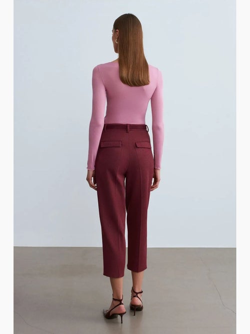 Pantaloni capri a sigaretta con cintura dilvin - Kiabi Pantaloni capri a sigaretta con cintura dilvin - Kiabi