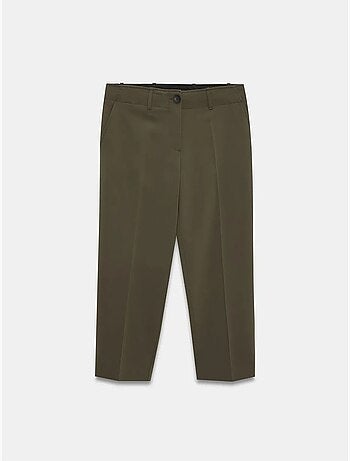 Pantaloni capri a vita alta con cintura da donna dilvin