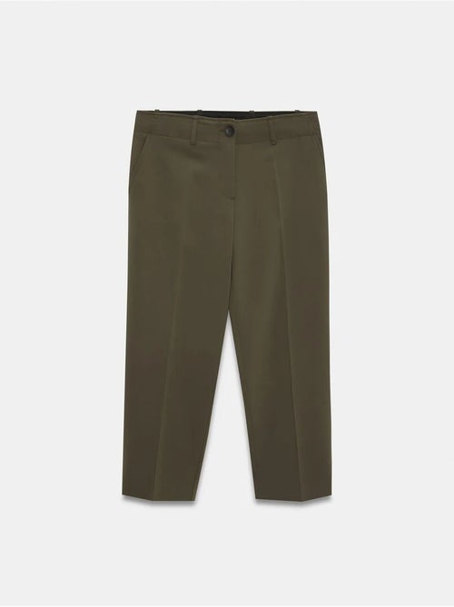 Pantaloni capri a vita alta con cintura da donna dilvin - Kiabi Pantaloni capri a vita alta con cintura da donna dilvin - Kiabi