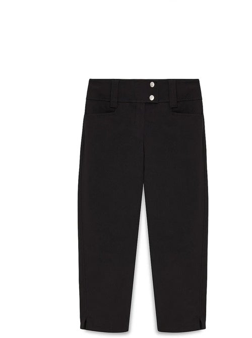 Pantaloni capri da donna a vita alta a gamba ampia dilvin - Kiabi