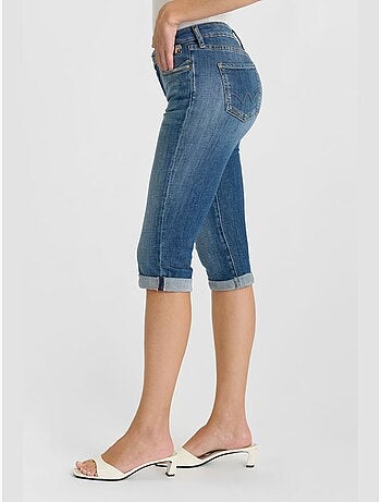 Pantaloni capri in jeans PAULINA