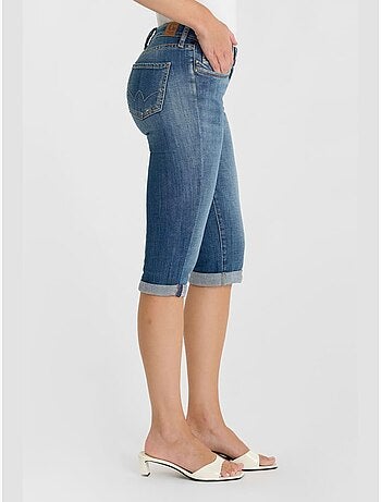 Pantaloni capri in jeans PAULINA