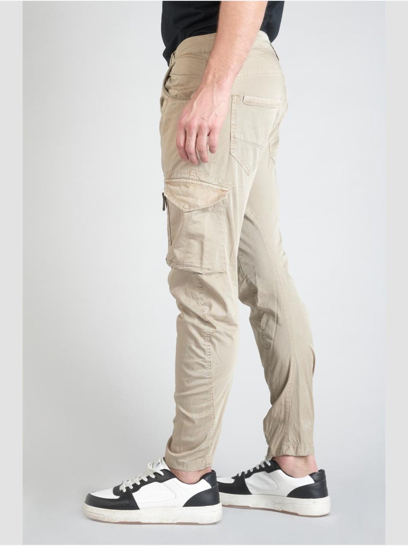 Pantaloni cargo ALBAN Beige - Kiabi