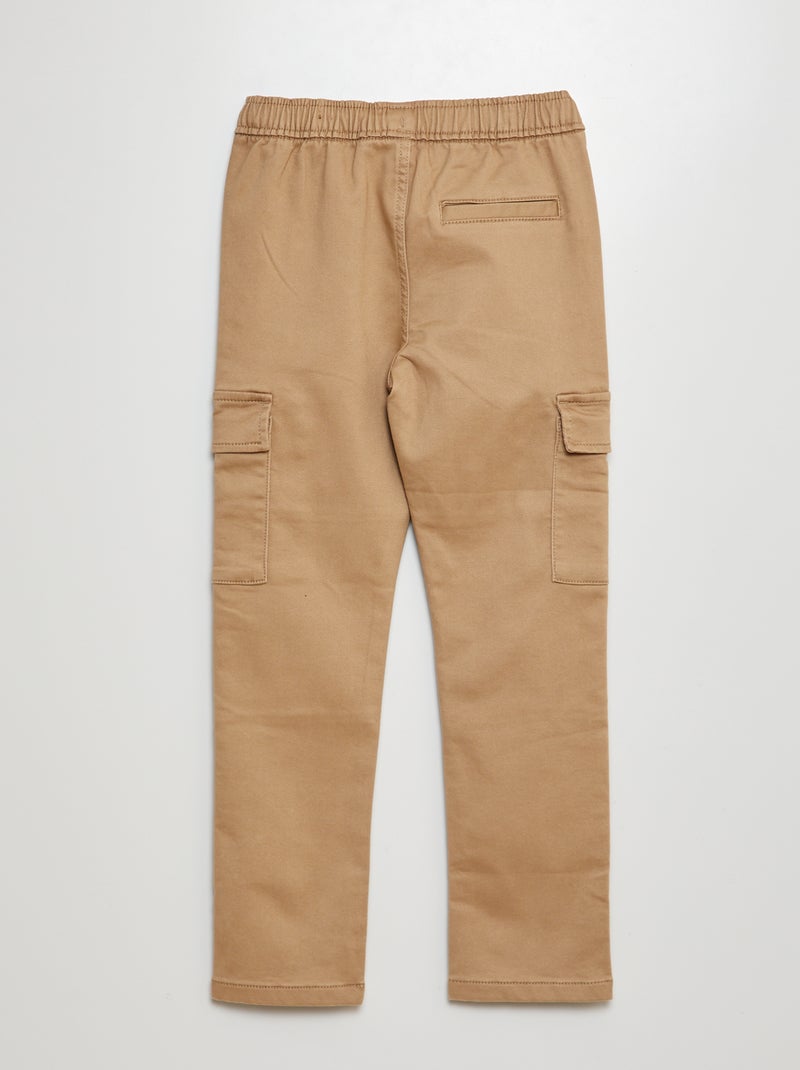 Pantaloni cargo BEIGE - Kiabi