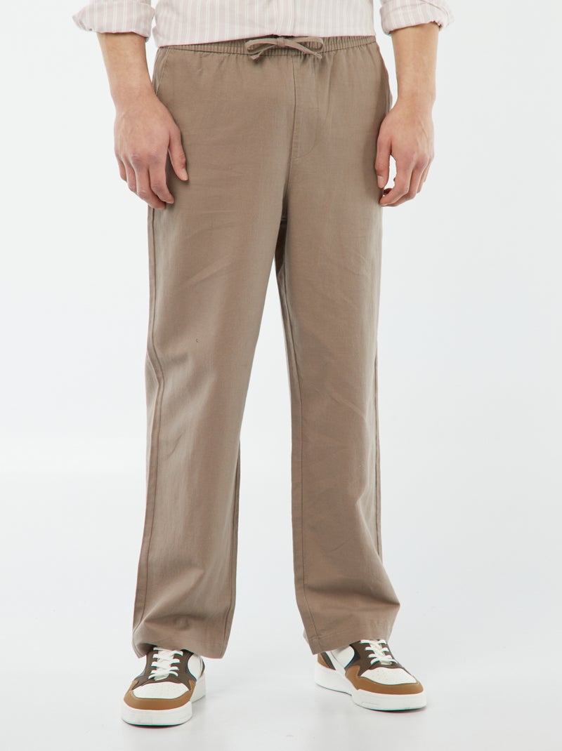 Pantaloni cargo BEIGE - Kiabi