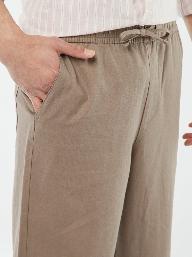 Pantaloni cargo BEIGE - Kiabi