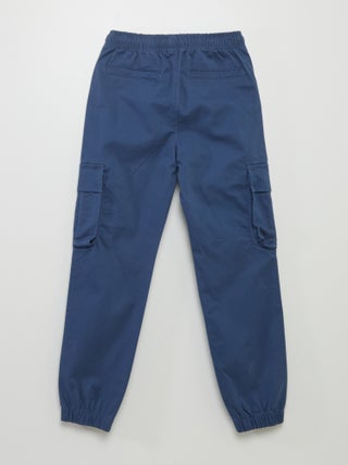Dondup camicia cargo bambino manica lunga blu main image 1