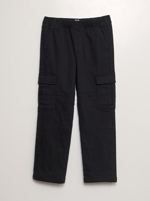 Pantaloni cargo con interno foderato - Kiabi