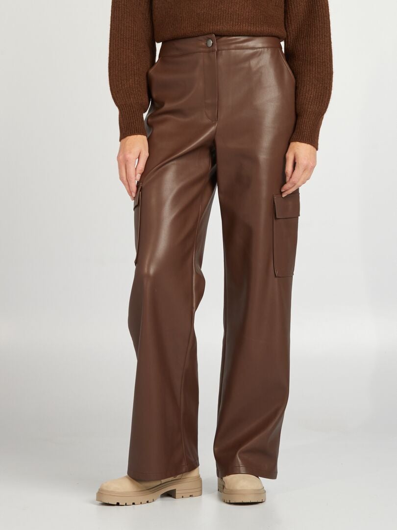 Pantaloni cargo MARRONE - Kiabi