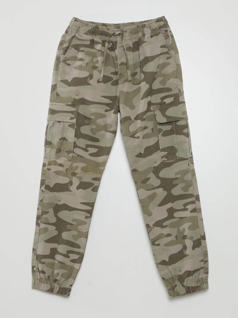 Pantaloni cargo mimetici KAKI - Kiabi