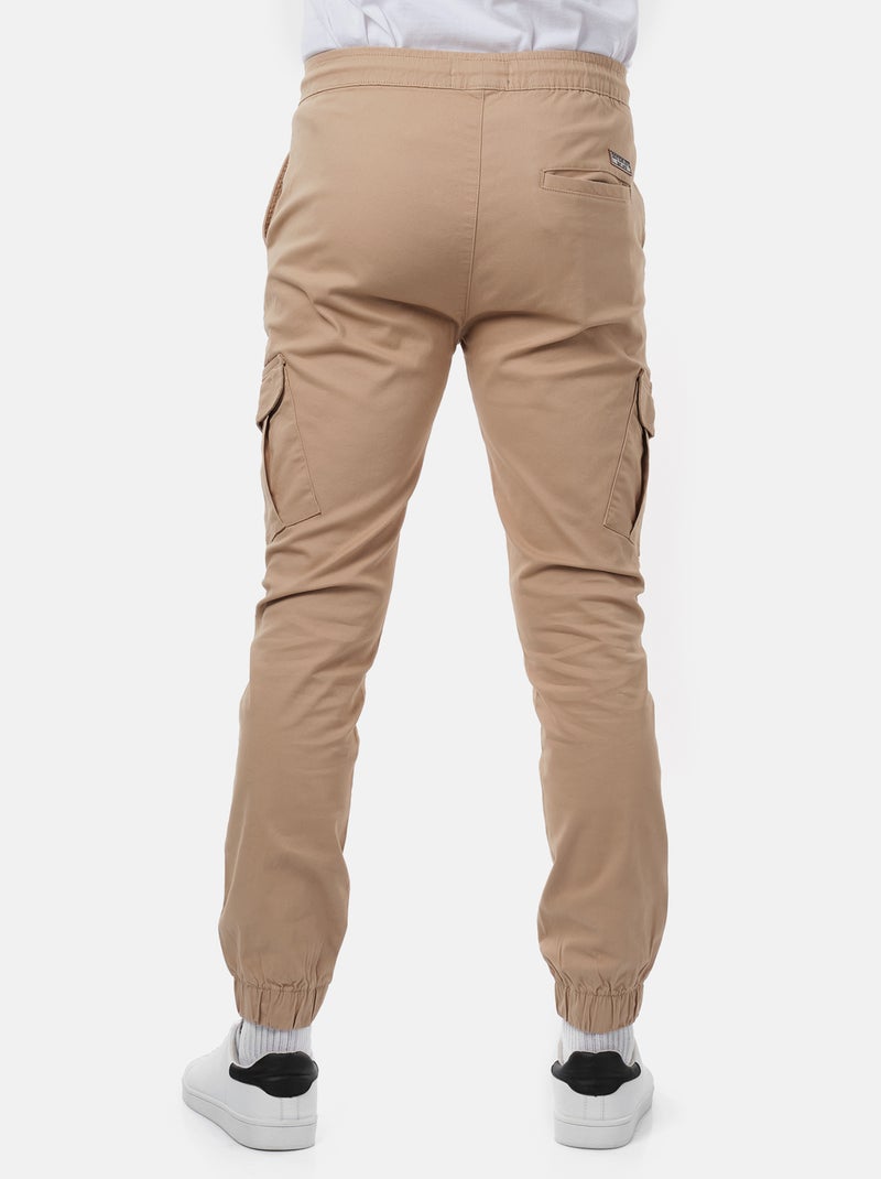 Pantaloni cargo multitasche Beige - Kiabi