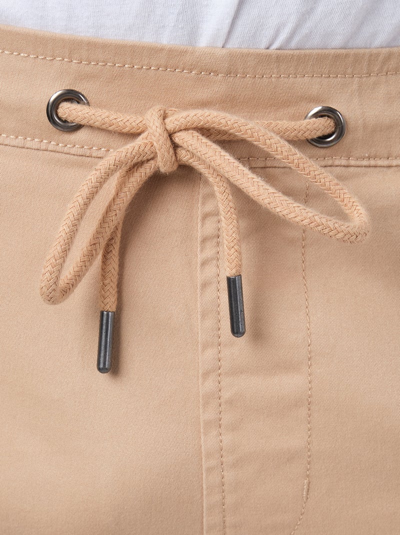 Pantaloni cargo multitasche Beige - Kiabi