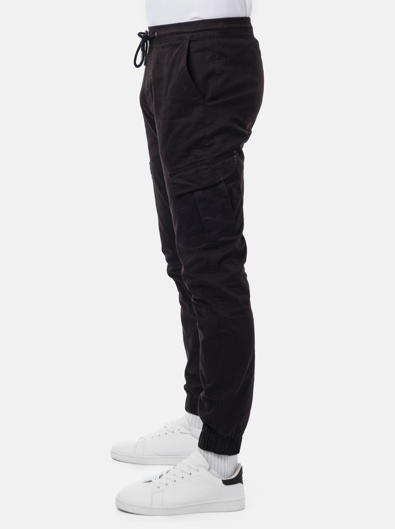 Pantaloni cargo multitasche Nero - Kiabi