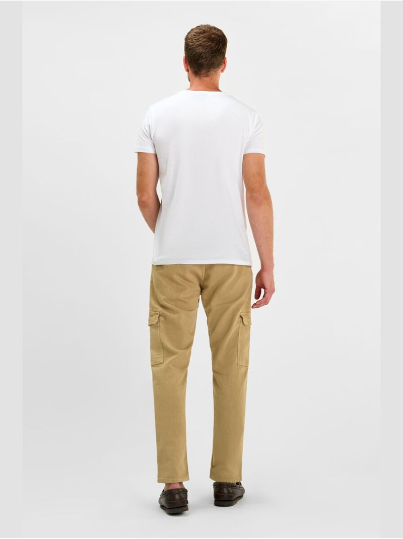 Pantaloni cargo SELIAN Beige - Kiabi