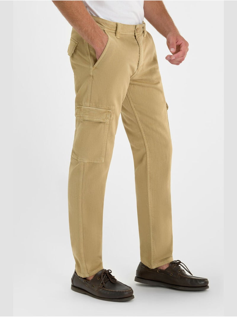 Pantaloni cargo SELIAN Beige - Kiabi