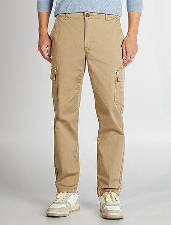 Pantaloni cargo taglio dritto