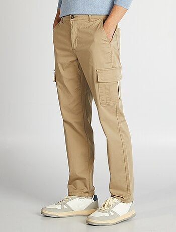 Pantaloni cargo taglio dritto