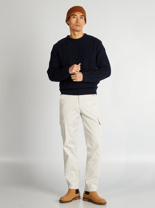 Pantaloni cargo taglio dritto - Kiabi