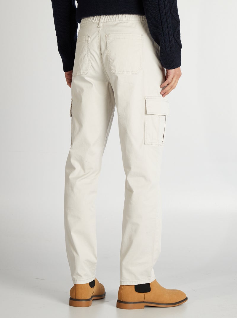 Pantaloni cargo taglio dritto GRIGIO - Kiabi