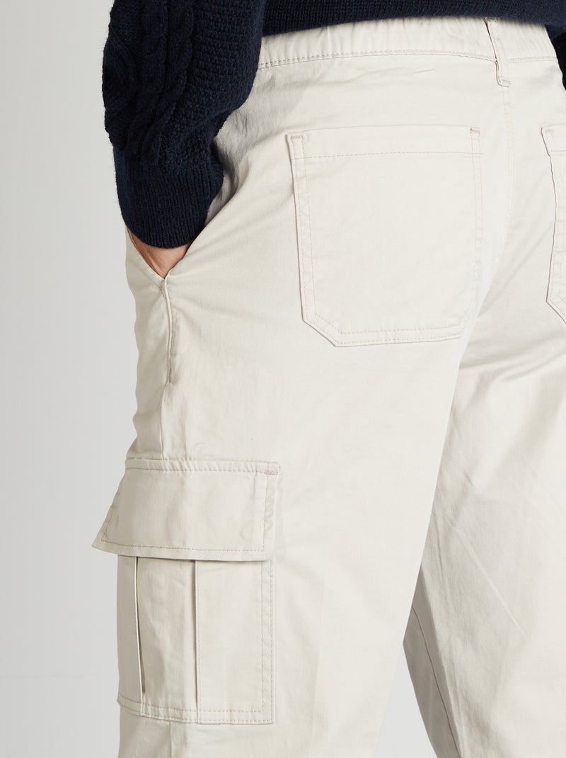 Pantaloni cargo taglio dritto GRIGIO - Kiabi