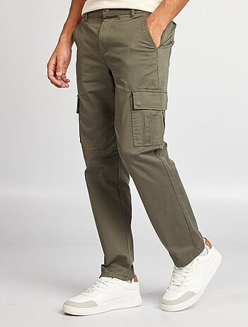 Pantaloni cargo taglio dritto