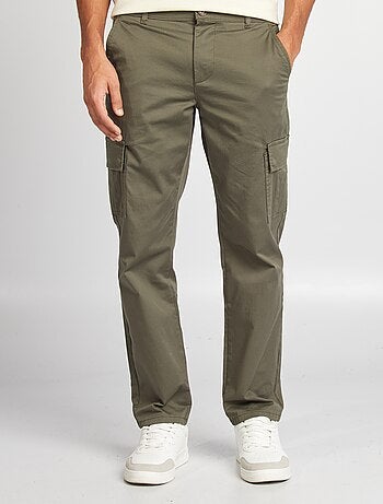Pantaloni cargo taglio dritto