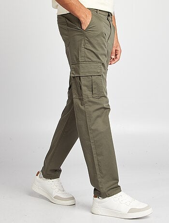 Pantaloni cargo taglio dritto