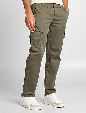 Pantaloni cargo taglio dritto