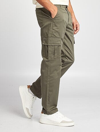 Pantaloni cargo taglio dritto