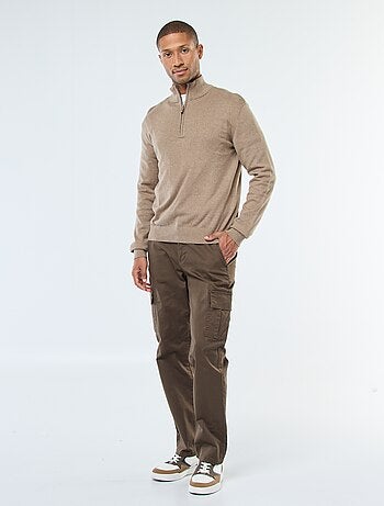 Pantaloni cargo taglio dritto