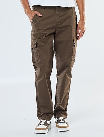 Pantaloni cargo taglio dritto