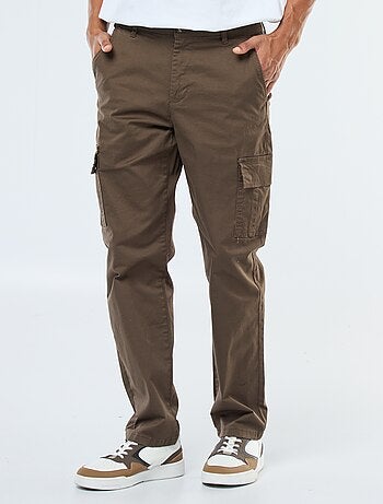 Pantaloni cargo taglio dritto