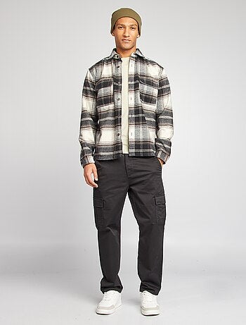 Pantaloni cargo taglio dritto