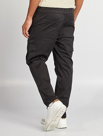 Pantaloni cargo taglio dritto