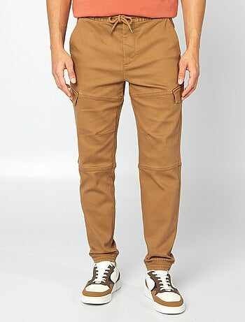 Pantaloni cargo tinta unita