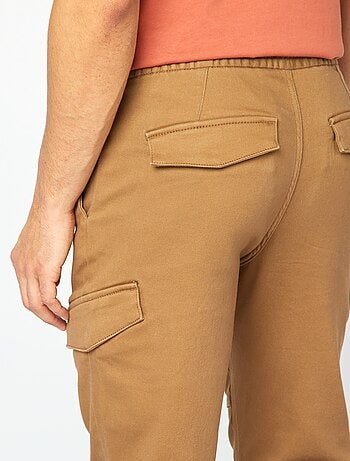 Pantaloni cargo tinta unita