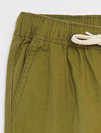 Pantaloni cargo tinta unita