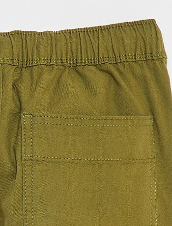 Pantaloni cargo tinta unita