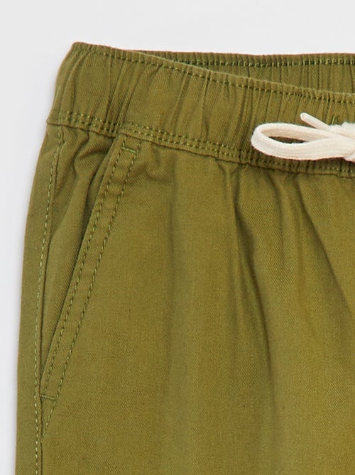 Pantaloni cargo tinta unita - Kiabi