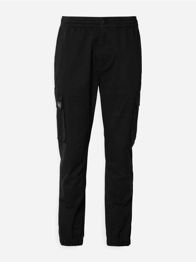 Pantaloni Cargo Uomo Calvin Klein Jeans Cotone Nero - Kiabi