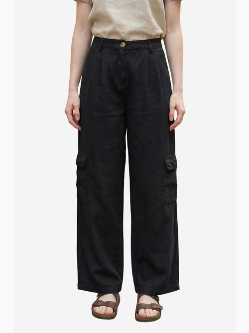 Pantaloni cargo vita alta ampi my fashion - Kiabi Pantaloni cargo vita alta ampi my fashion - Kiabi