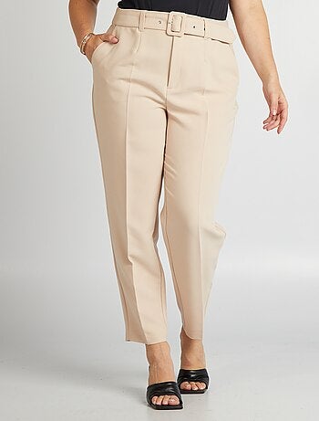 Pantaloni carrot fit