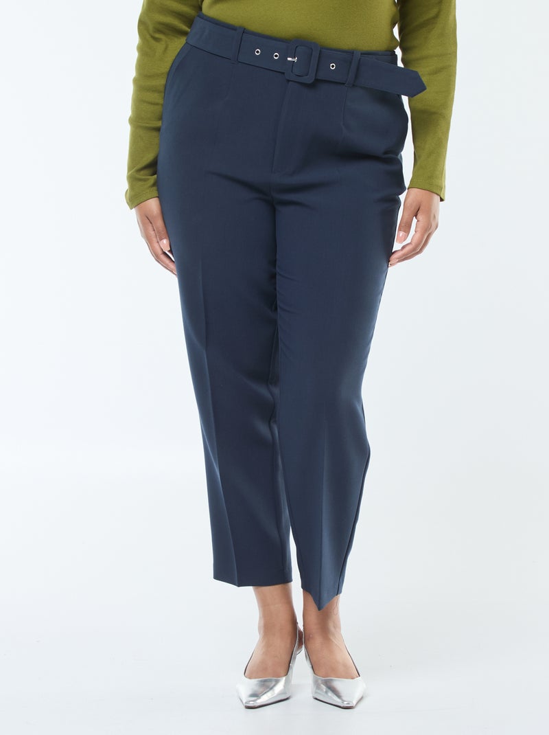 Pantaloni carrot fit Blu - Kiabi