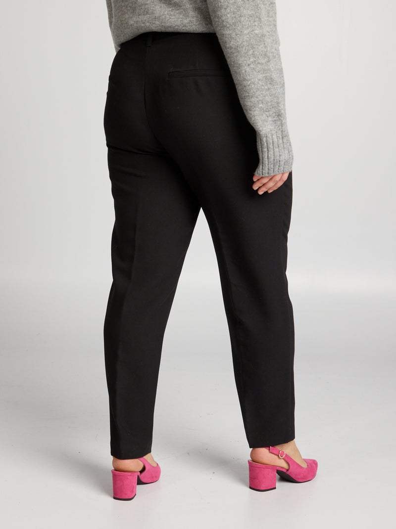 Pantaloni carrot fit nero - Kiabi