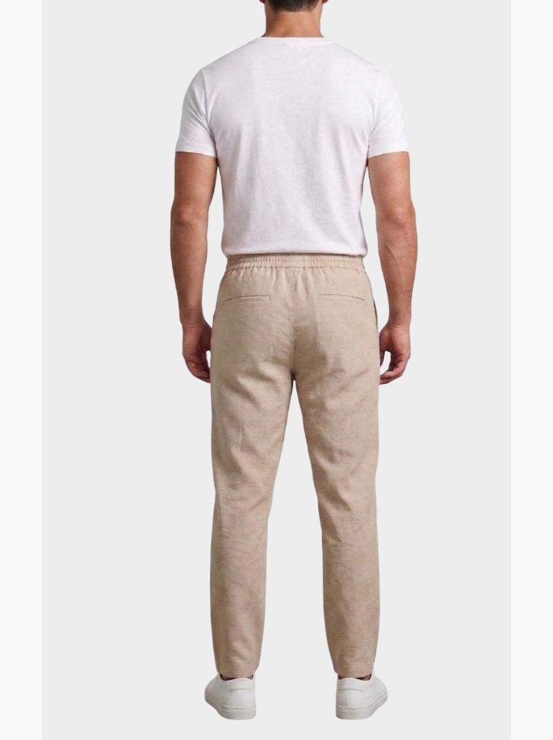 Pantaloni casual eleganti con coulisse Marrone - Kiabi