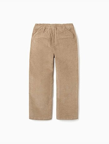 Pantaloni chino a taglio dritto in velluto a coste